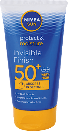 protect & moistre Invisible Finish hidratantni losion za zaštitu kože od sunca, SPF50+ NIVEA SUN