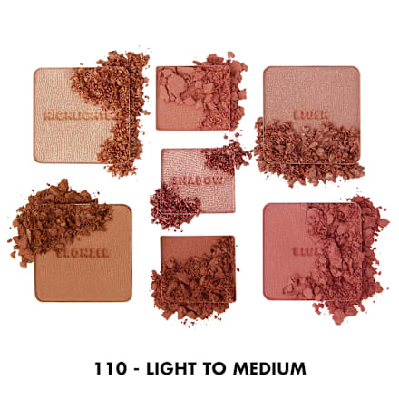 All-Inclusive paleta za lice i oči – 110 Light to Medium  MILANI