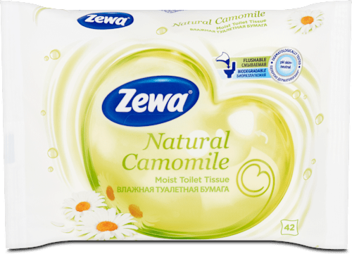 Natural Camomile vlažni toaletni papir  Zewa