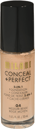 Conceal + Perfect 2-in-1 tekući puder – 04 Medium Beige  MILANI