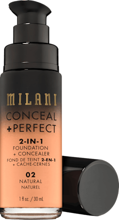 Conceal + Perfect 2-in-1 tekući puder – 02 Natural  MILANI