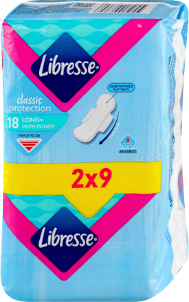 classic protection ciklusni ulošci - dugi sa krilcima, 2x9kom Libresse