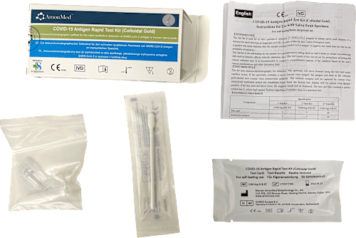 Corona Lolli Selbsttest Schnelltest COVID-19 Antigen Rapid keine Marke