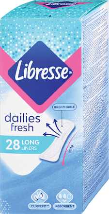 Libresse dailies fresh dnevni ulošci – long, 28 kom
