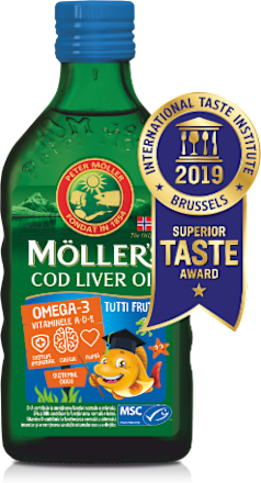 Рибено масло от дроб на треска с Омега-3 MÖLLER'S