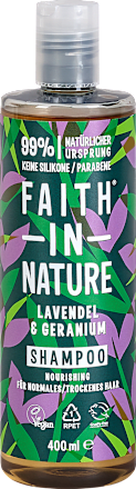 Lavendel & Geranium Shampoo Faith in Nature