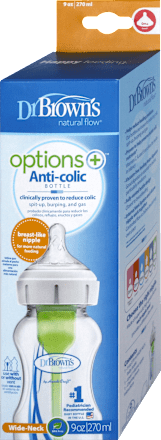 OPTIONS+ Anti-colic flašica za decu - plava, od rođenja  Dr. Brown´s