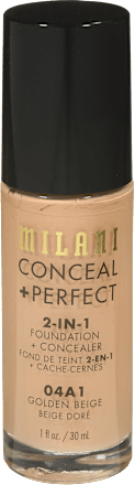 Conceal + Perfect 2-in-1 tekući puder – 04A1 Golden Beige MILANI