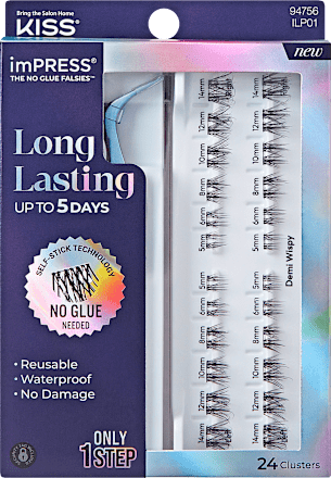 Umelé riasy imPRESS Press on Long Lasting - 01 KISS