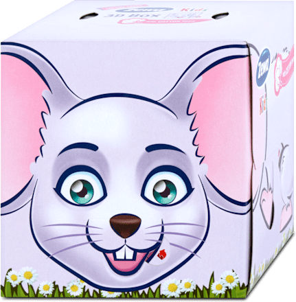 3D KIDS ZOO Box troslojne maramice za djecu  Zewa