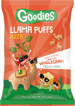 křupky Dino s příchutí pizza Goodies