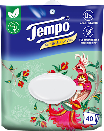 Feuchtes Toilettenpapier Sanft & Sensitiv Komfortbeutel Tempo