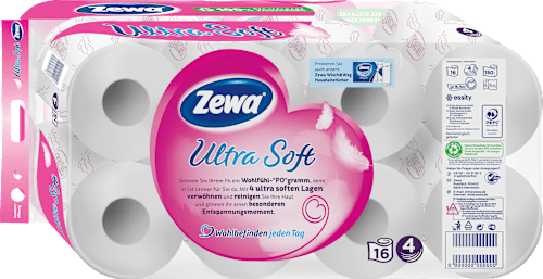 Toilettenpapier Ultra Soft 4-lagig (20 x 150 Blatt) Zewa