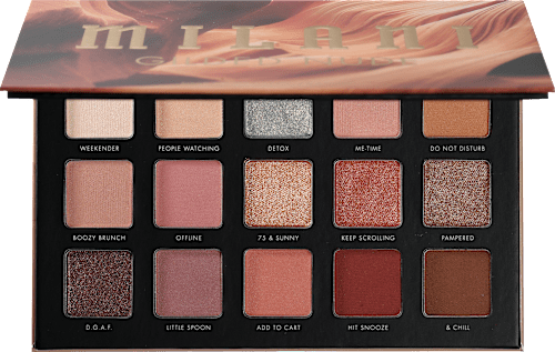 Paleta senčil Gilded 120 Nude MILANI