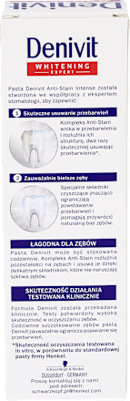 Pasta do zębów Anti-Stain Intense Denivit