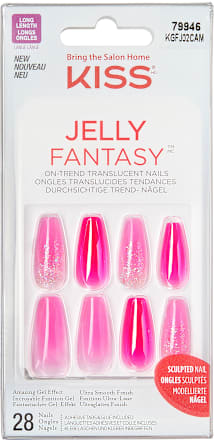Jelly Fantasy unghii false JELLY BABY LONG COFFIN KISS
