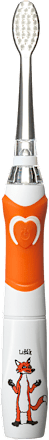 sonický zubní kartáček dětský, oranžový Šupito a Lišák