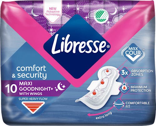 Дамски превръзки Maxi Wing goodnight Libresse