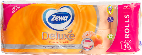 Hârtie igienică deluxe piersică Zewa