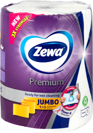 Premium Jumbo papirnati ručnici, 3-slojni, 230 listića Zewa