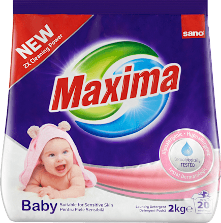 Detergent rufe pudră baby 20 de spălări sano