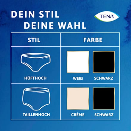 Pants Inkontinenz Silhouette schwarz Gr. L  TENA
