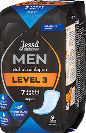 men Schutzeinlagen Level 3 Super Jessa DISKRET