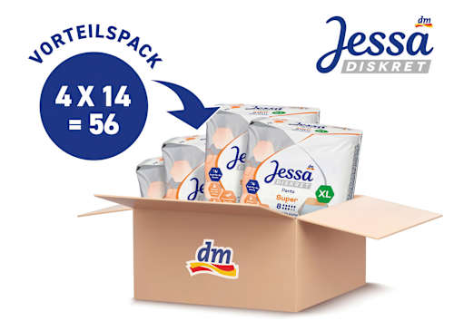 Pants Inkontinenz Super Gr. XL Vorteilspack (4x14St) Jessa DISKRET