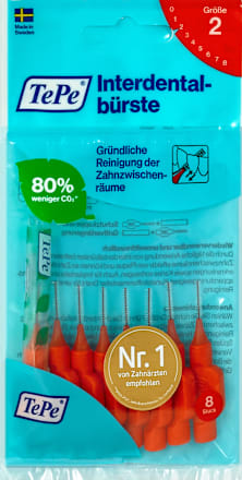 Interdentalbürsten rot 0,5 mm ISO 2 TePe