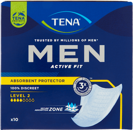 Assorbenti MEN ACTIVE FIT per incontinenza moderata Level 2 TENA