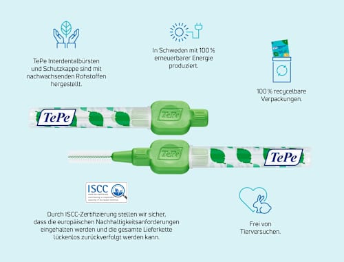Interdentalbürsten grün 0,8 mm ISO 5 TePe