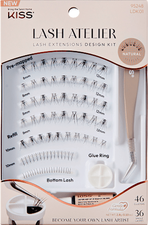 Umelé riasy Lash Atelier Design Kit - 01 KISS