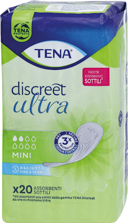 Assorbenti discreet mini per incontinenza TENA