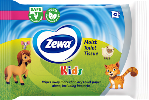 Hârtie igienică umedă Kids Zewa