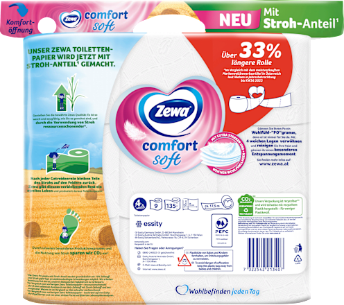 Toilettenpapier comfort soft 4-lagig Zewa