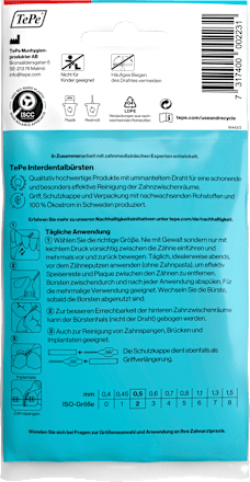 Interdentalbürsten rot 0,5 mm ISO 2 TePe
