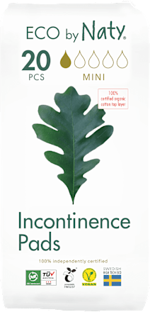 Assorbenti mini compostabili per incontinenza  Naty