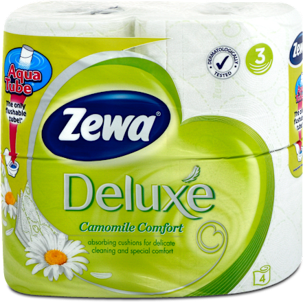 Hârtie igienică deluxe cu parfum de muşeţel Zewa
