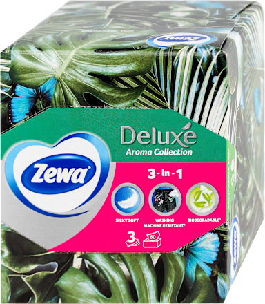 Deluxe Aroma Collection papirne maramice u kutiji, 3-slojne, više vrsta Zewa