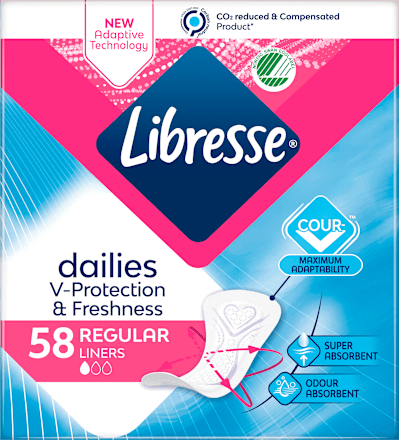 Ежедневни дамски превръзки Dailies Fresh Libresse