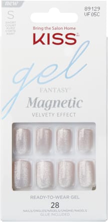 Gel Fantasy unghii false MAGNETIC SHORT SQUOVAL KISS