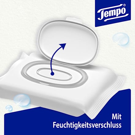 Feuchtes Toilettenpapier Sanft & Sensitiv Komfortbeutel Tempo
