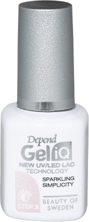 Gel lak za nohte Gel iQ, 075 Sparkling Simplicity DEPEND