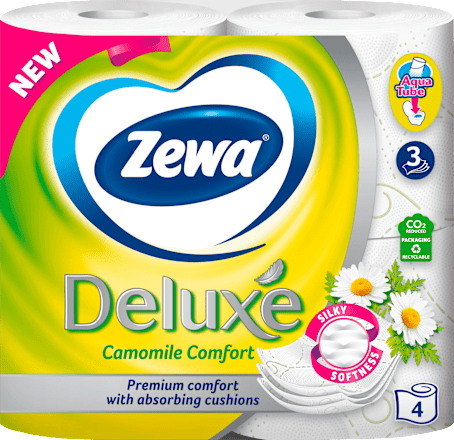 Hârtie igienică deluxe cu parfum de muşeţel Zewa