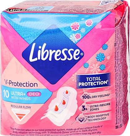 Egészségügyi szárnyas betét, Ultra Deo Libresse