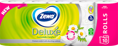 Hârtie igienică albă deluxe Zewa