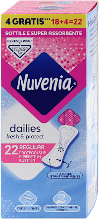 Proteggi slip dailies fresh & protect regular ripiegati Nuvenia