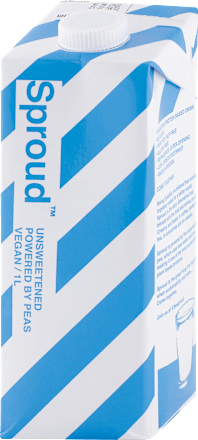 Rastlinný nápoj Powered By Peas, nesladený Sproud