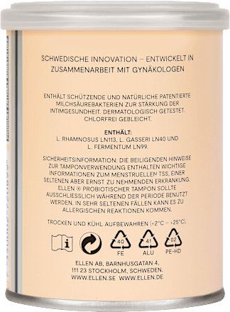 Probiotischer Tampon Mini ellen
