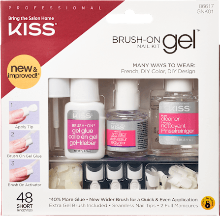 Súprava na gélové nechty Brush-on Gel KISS